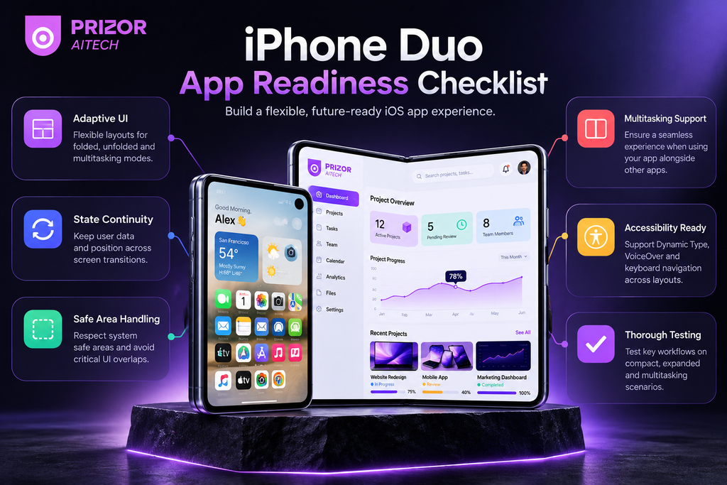iPhone Duo app development readiness checklist for existing iOS applications